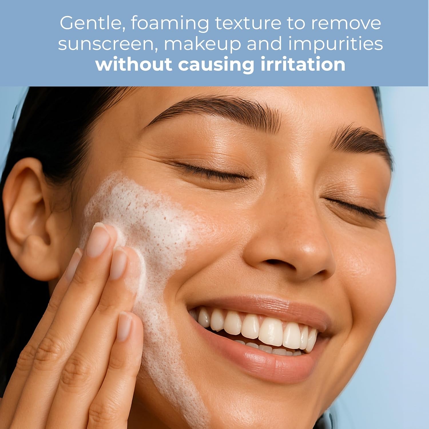 Eltamd Skin Recovery Amino Acid Foaming Facial Cleanser, Gentle Face Cleanser for Sensitive Skin and Post-Procedure Skin