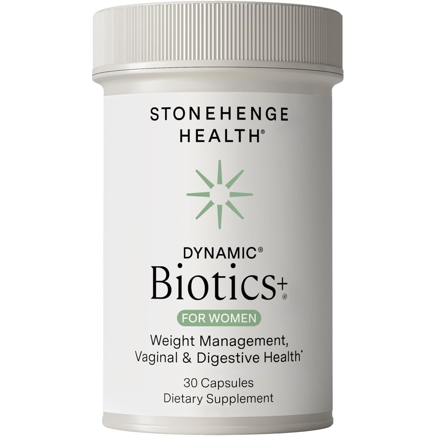 Stonehenge Health Biotics for Women Probiotic 70 Billion CFU, 24 Strains + Prebiotic Fiber, Weight Management, Focus & Mood, Digestive, Vaginal & Immune Support, Non-Gmo, 30 Delayed-Release Veg Caps