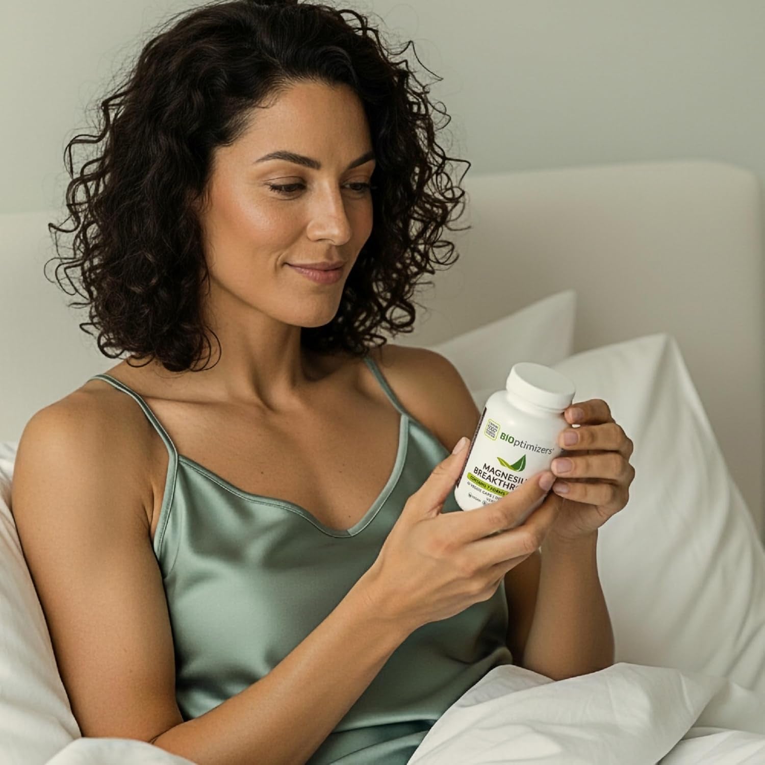 Bioptimizers Magnesium Breakthrough Supplement with 500Mg - 7 Forms of Magnesium: Glycinate, Malate, Citrate, and More - Natural Support for Sleep and Cognitive Function -30 Capsules- Calming Vitamins