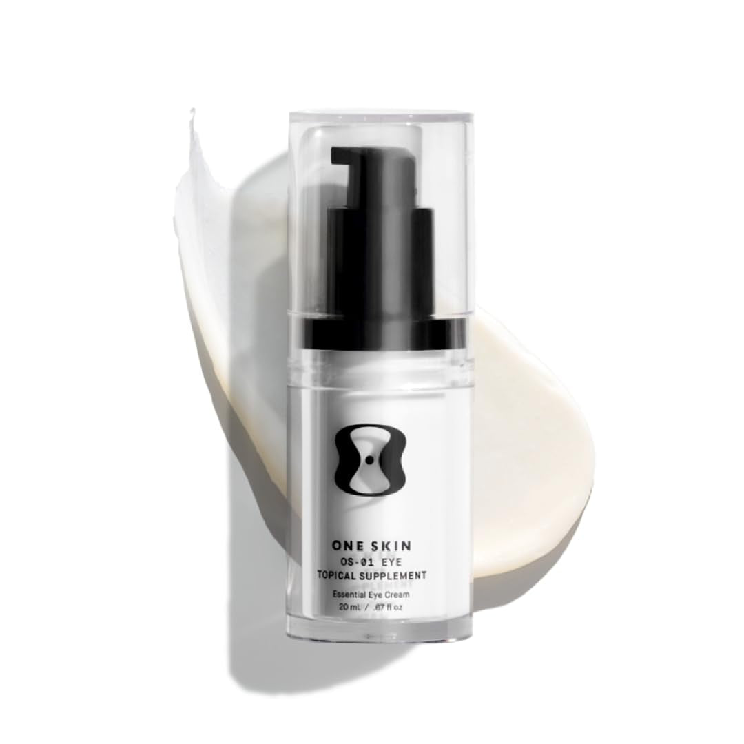 OneSkin OS-01 EYE Topical Supplement Essential Eye Cream – 20ml | Targets Fine Lines, Puffiness & Signs of Aging