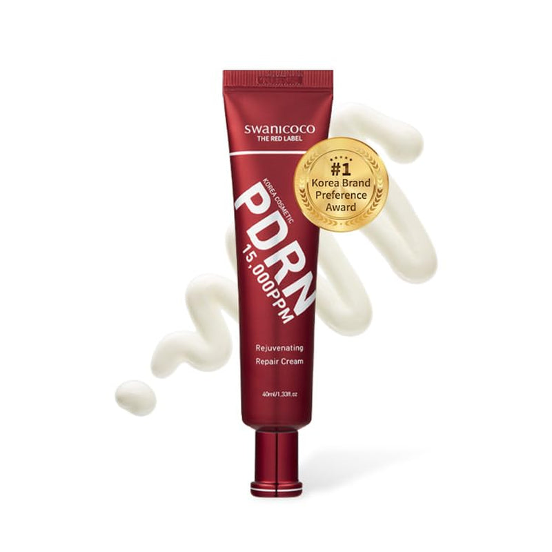 SWANICOCO Premium PDRN Recovery Cream, 15,000Ppm High-Concentrate Salmon DNA, Cica Exosome, Bakuchiol for Advanced Firming, Deep Hydrating Korean Skincare, Beach Vacation Essentials 40Ml/1.35 Fl Oz,