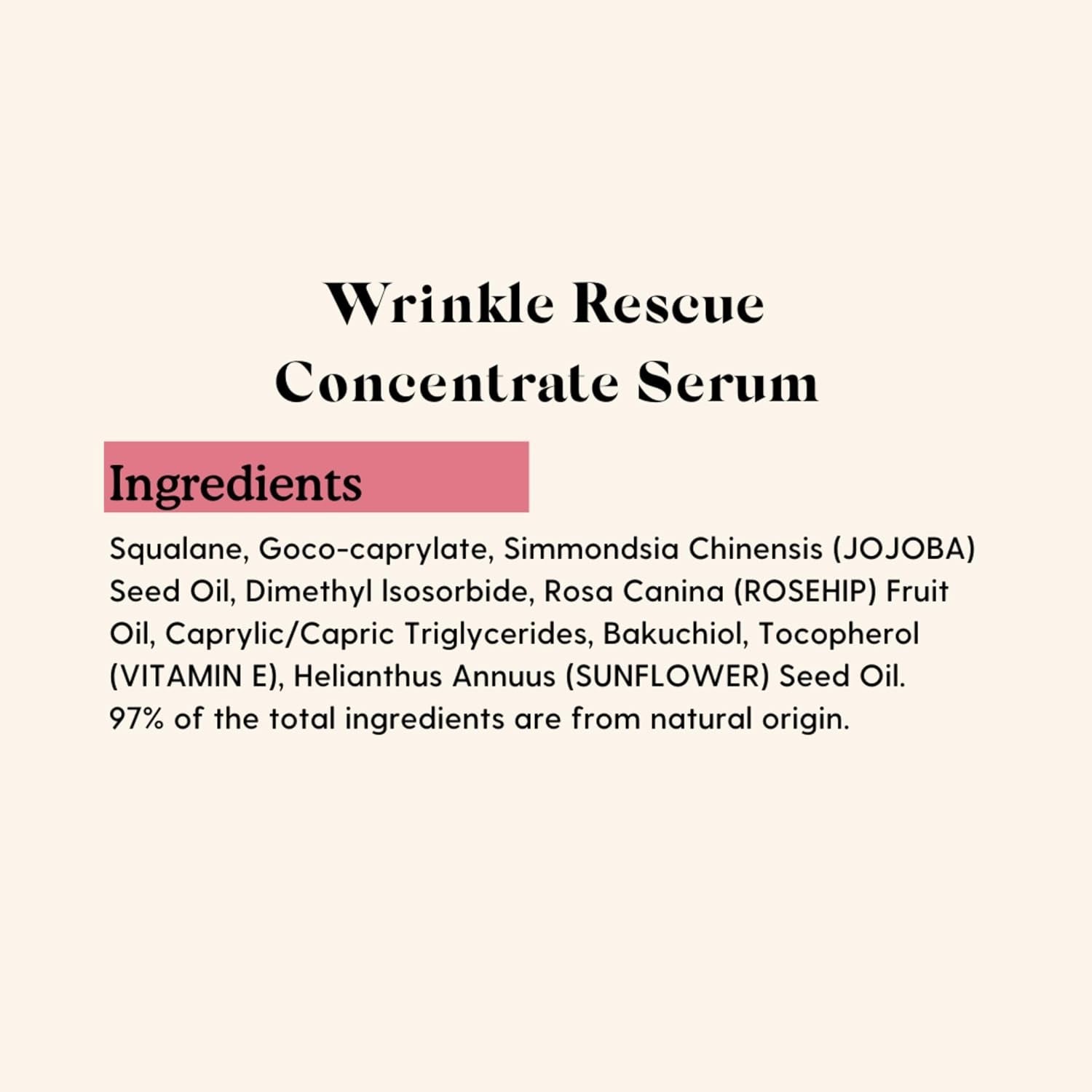 Essano Wrinkle Rescue Natural Retinol Concentrated Serum – 20ml | 1% Bakuchiol for Fine Lines & Sensitive Skin