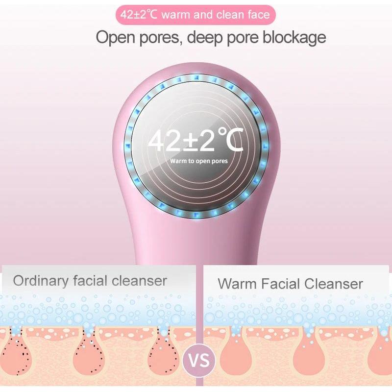 Beauty Cleanser Vibrating Electric Face Cleansing Brush - Glam Global UKGlam Global UK