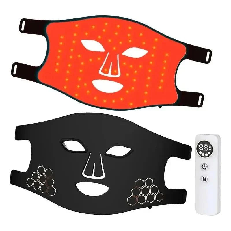 Beauty Mask Instrument Silicone LED with Four Color Light Therapy - Glam Global UKGlam Global UK