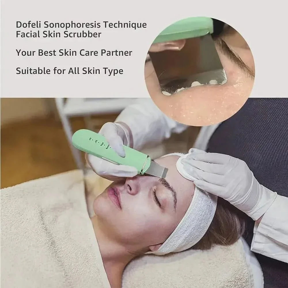 Beauty Ultrasonic Skin Scrubber - Glam Global UKGlam Global UK