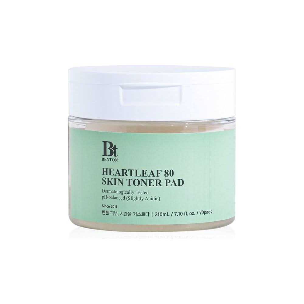Benton HEARTLEAF 80 SKIN TONER PAD 70pads - Glam Global UKBenton