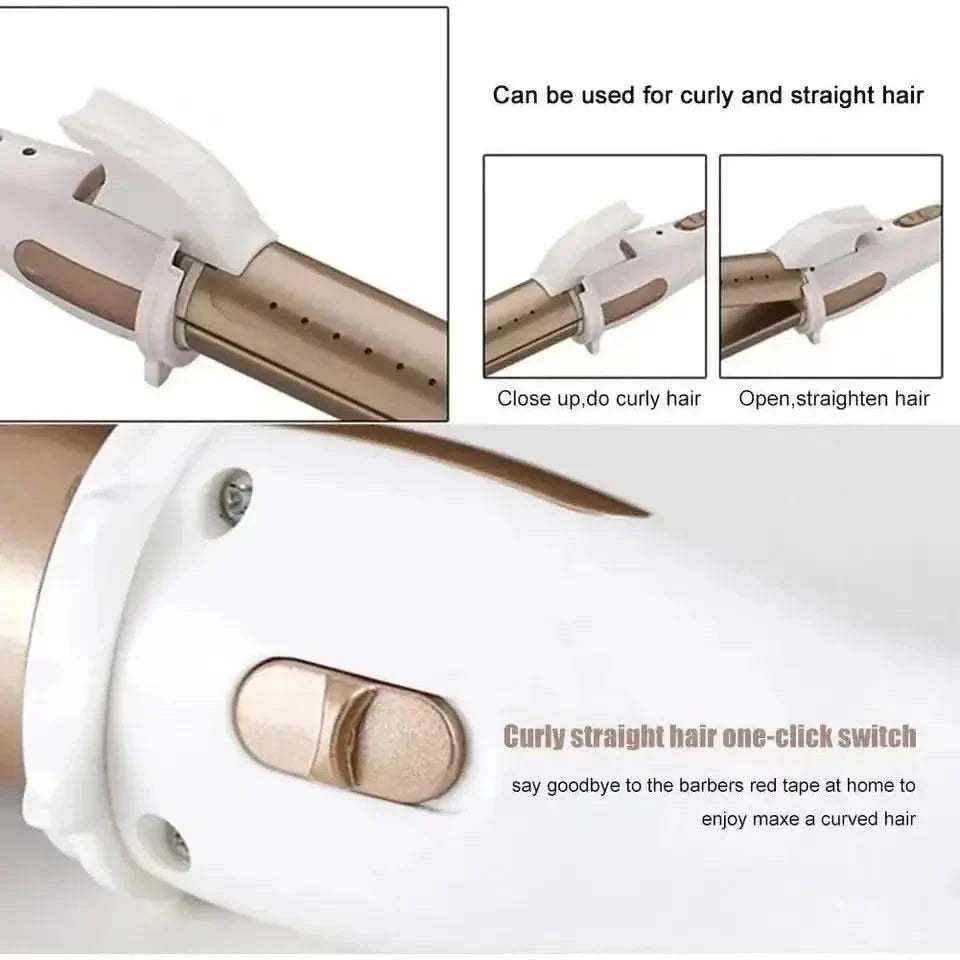 Big Volume 2 - in - 1 Hair Curler & Straightener - Versatile Styling Roller Too - Glam Global UKGlam Global UK