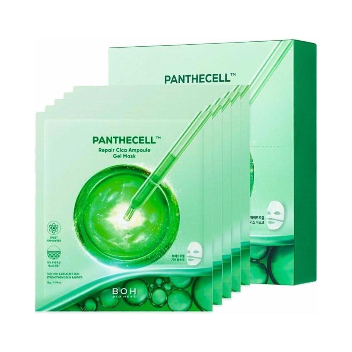 BIO HEAL BOH Panthecell Repair Cica Ampoule Gel Mask Sheet - 5pcs | Repairs & Strengthens Skin Barrier - Glam Global UKBIO HEAL BOH