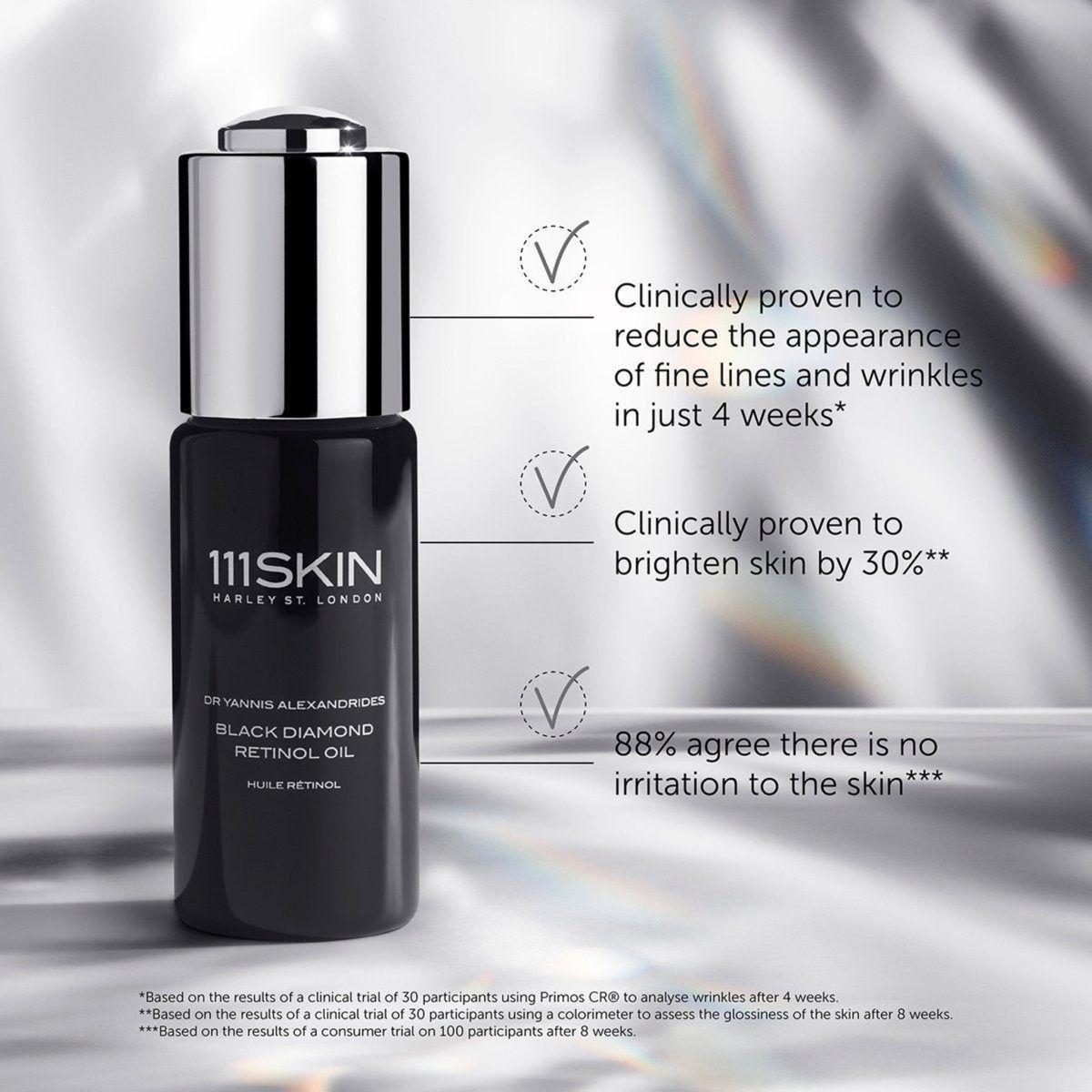 111SKIN Black Diamond Retinol Oil - 30ml - Glam Global UK111SKIN