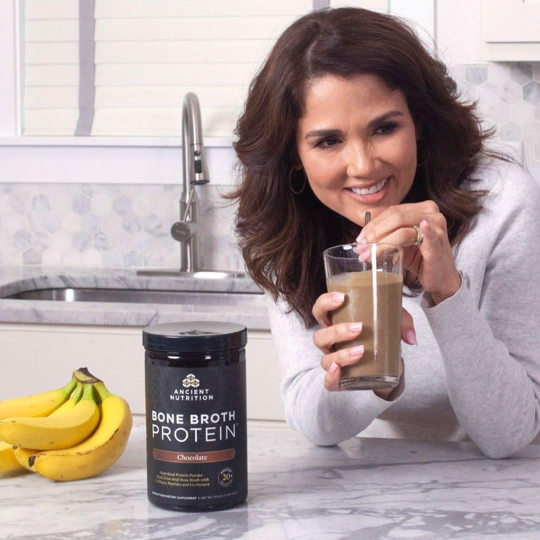 Ancient Nutrition Bone Broth Protein - Chocolate - Glam Global UKAncient Nutrition