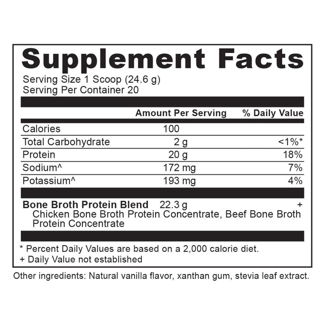 Ancient Nutrition Bone Broth Protein - Vanilla - Glam Global UKAncient Nutrition
