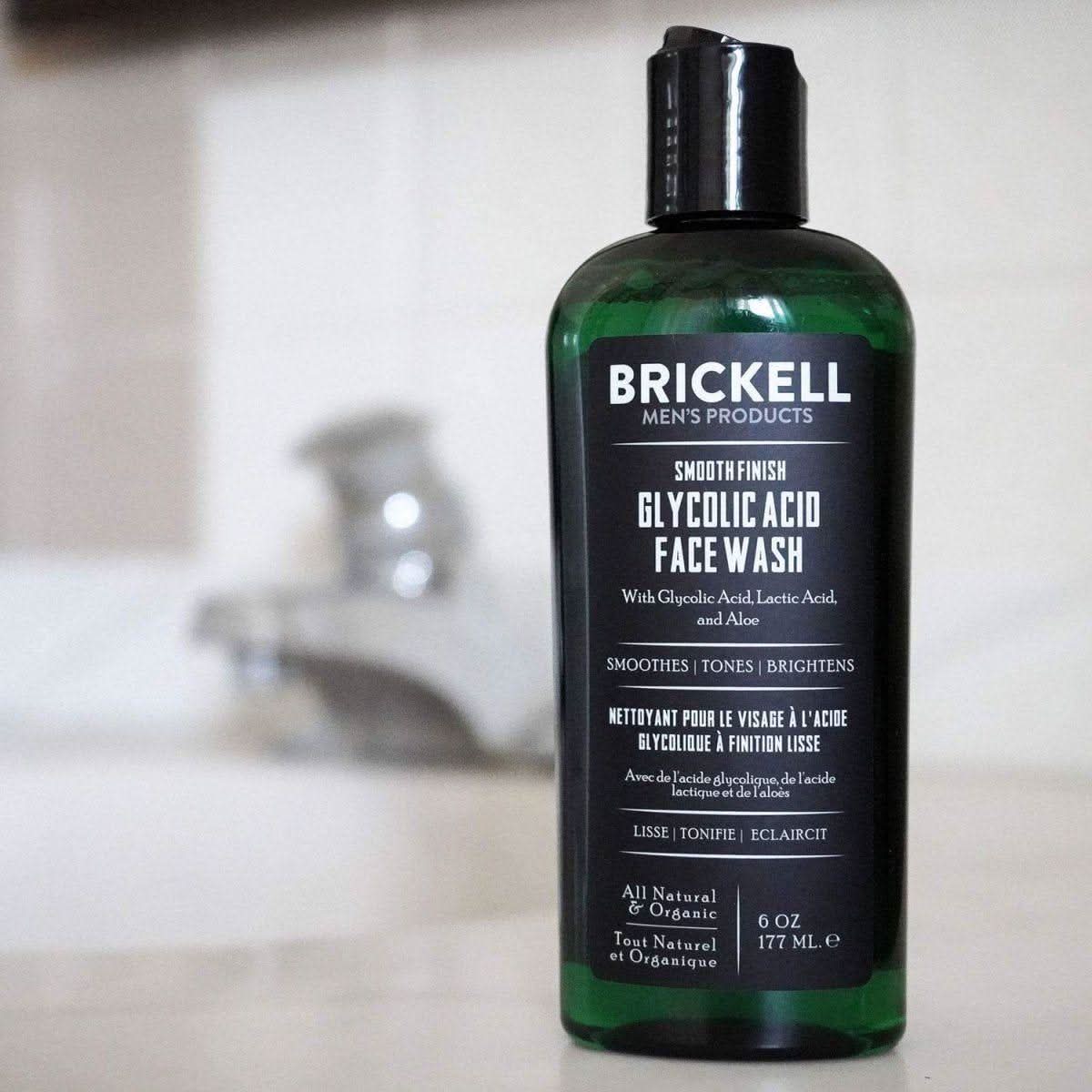 Brickell Smooth Finish Glycolic Acid Face Wash - 177ml - Glam Global UKBrickell