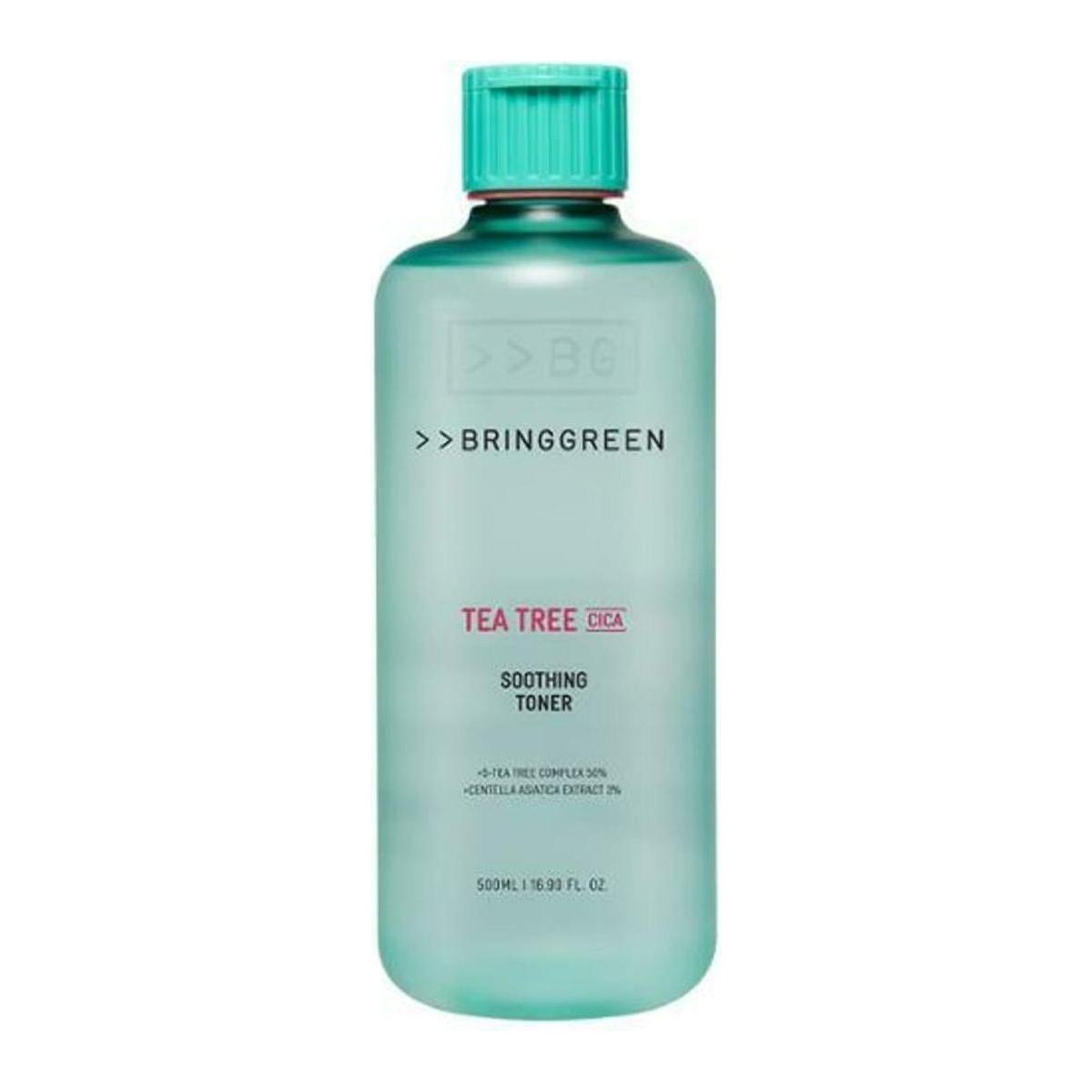 BRINGGREEN Tea Tree Cica Soothing Toner 250ml - Glam Global UKBRINGGREEN