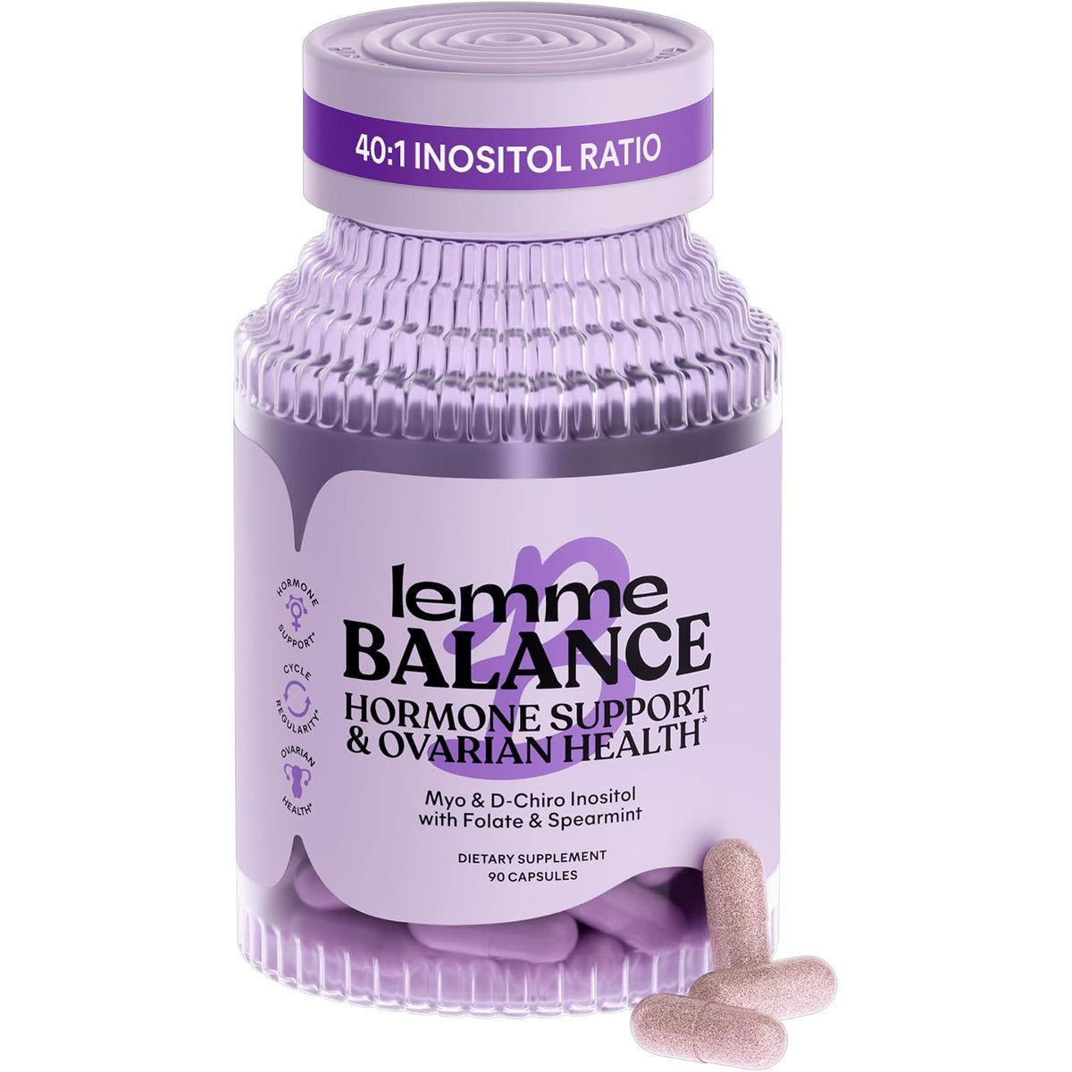 Lemme Balance Hormone Support Capsules for Women (90 Capsules)