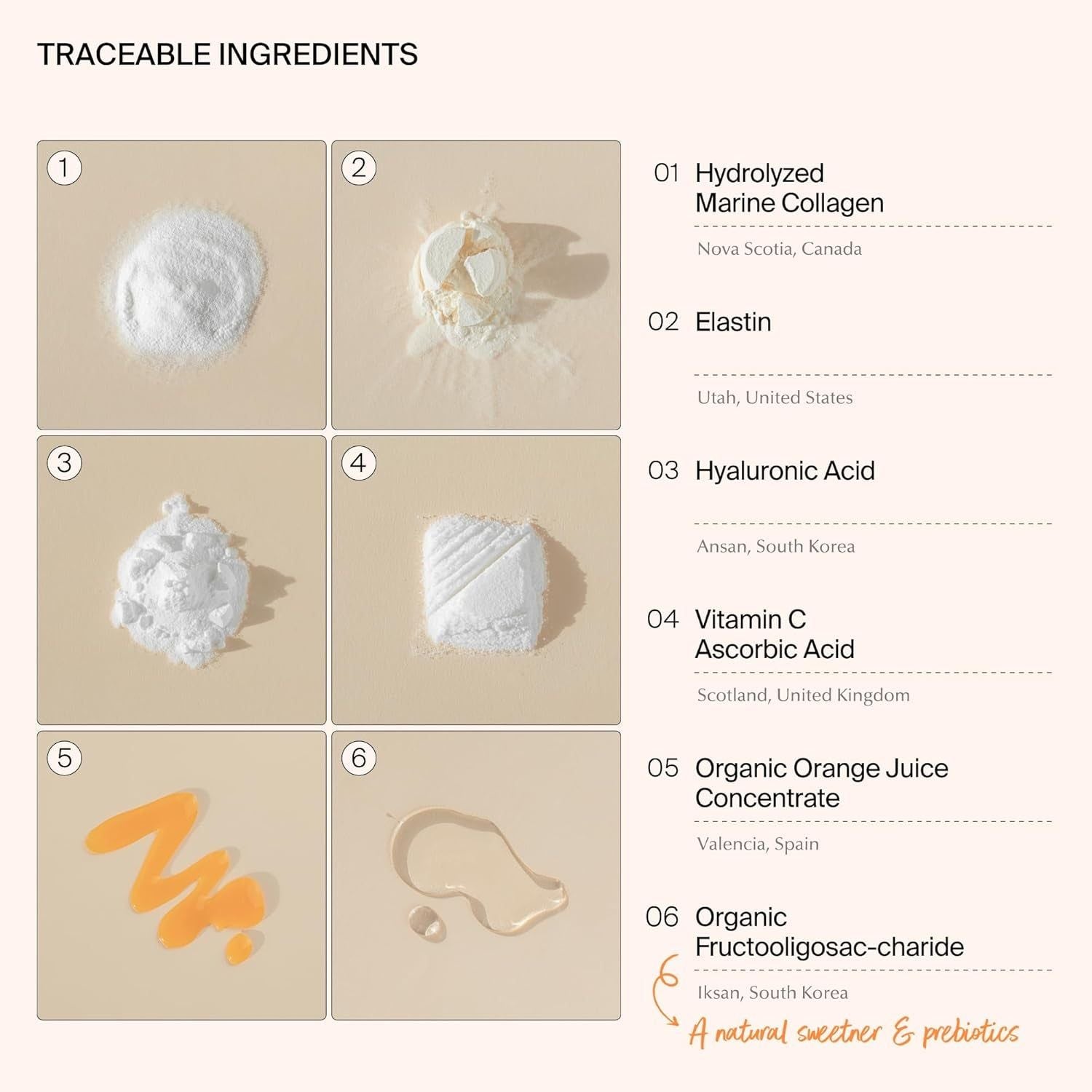 Ownist Triple Collagen Orange – 14 Stick Packs | Marine Collagen for Radiant Skin & Hydration