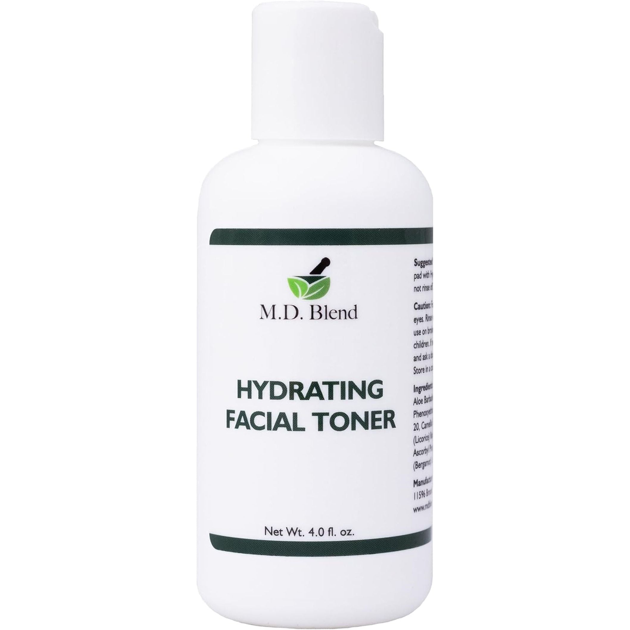 M.D. Blend Hydrating Facial Toner – 4 fl oz | Refreshing, Alcohol-Free Toner for All Skin Types