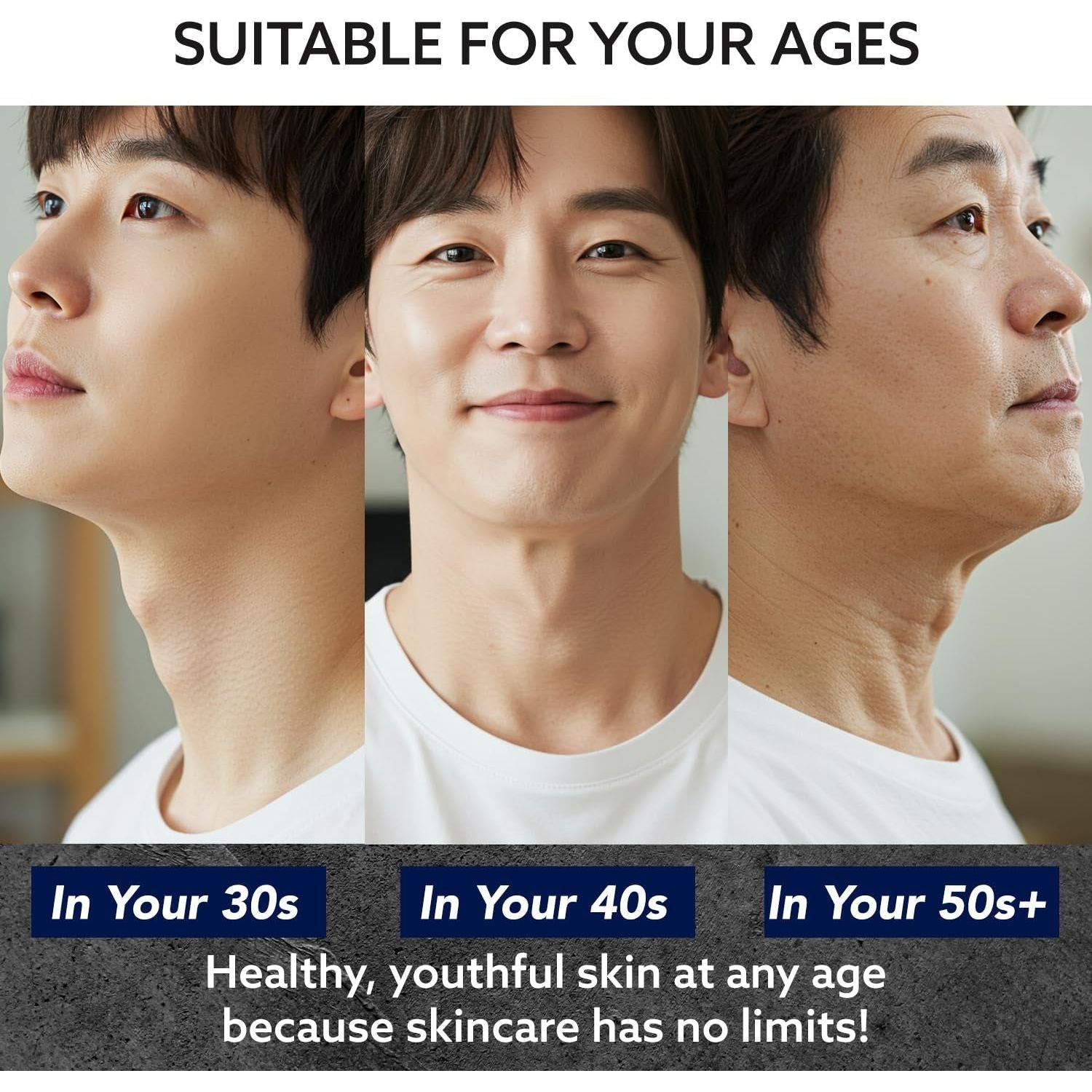 ElySeoul Moisturizing Anti-Aging Cream – 50g | 6-in-1 Skincare for Men: Hydrate, Firm, Brighten & Soothe