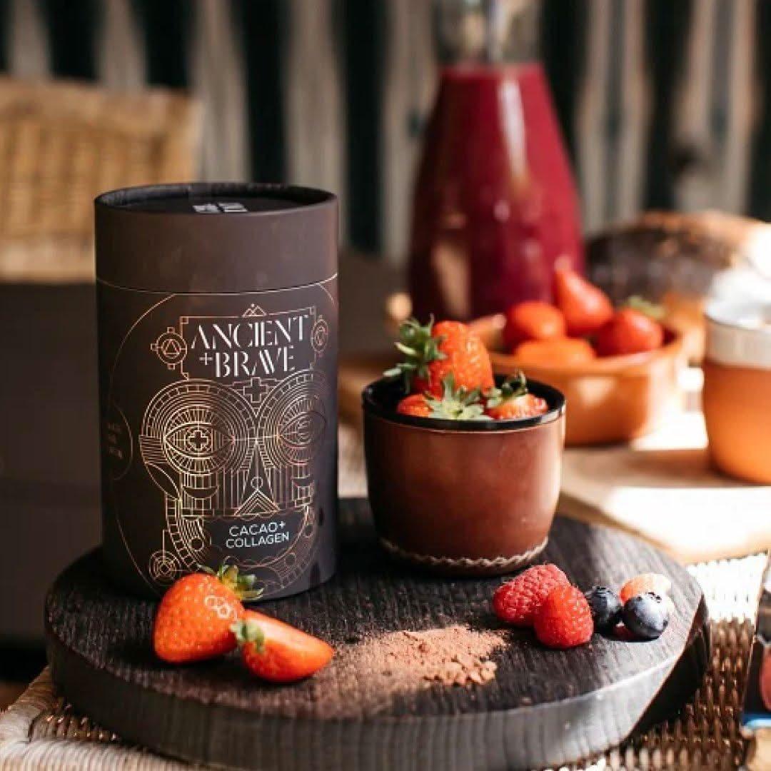 Ancient + Brave Cacao + Collagen - 250g - Glam Global UKAncient + Brave