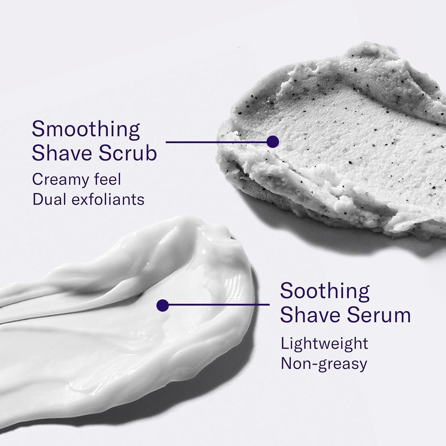 Flamingo Shaving Prep & Post-Care Set – Glow Shave Collection | Exfoliating Scrub & Soothing Serum