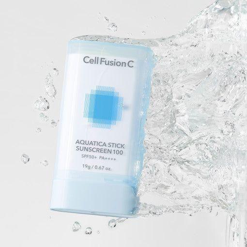 [Cell Fusion C] Aquatica Stick Sunscreen 100 SPF50+ PA++++ 19g - Glam Global UKCell Fusion C