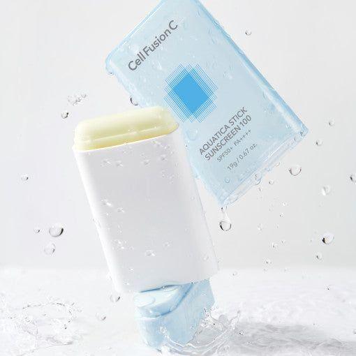 [Cell Fusion C] Aquatica Stick Sunscreen 100 SPF50+ PA++++ 19g - Glam Global UKCell Fusion C