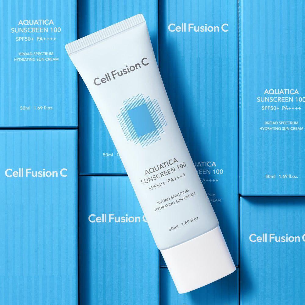 [Cell Fusion C] Aquatica Sunscreen SPF50+ / PA++++ 50ml - Glam Global UKCell Fusion C