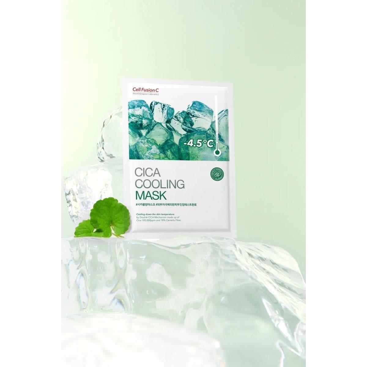 [Cell Fusion C] Cica Cooling Mask 27g X 5 sheets - Glam Global UKCell Fusion C