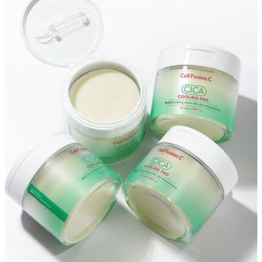[Cell Fusion C] Cica Cooling Pad (70 Pads) 180ml - Glam Global UKCell Fusion C