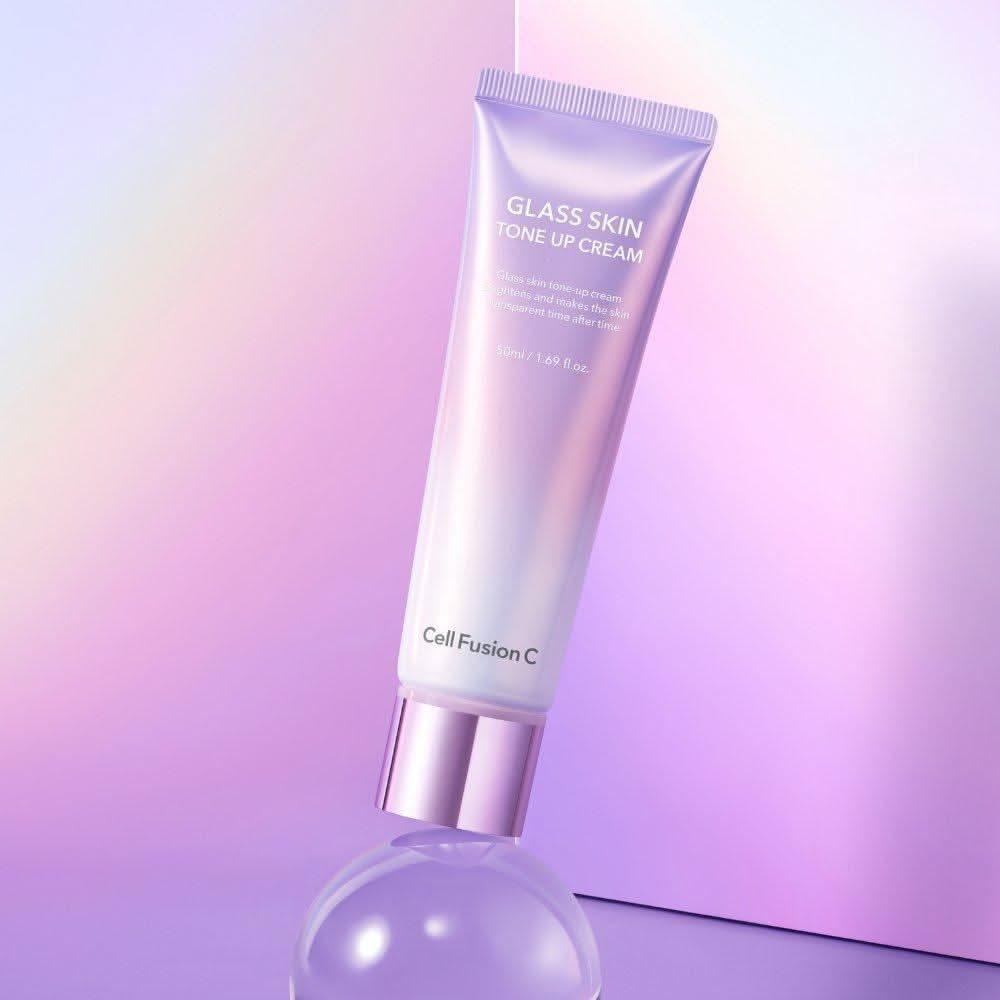 [Cell Fusion C] Glass Skin Tone Up Cream 50ml - Hydrating Cream for Radiant, Clear Complexion - Glam Global UKCell Fusion C