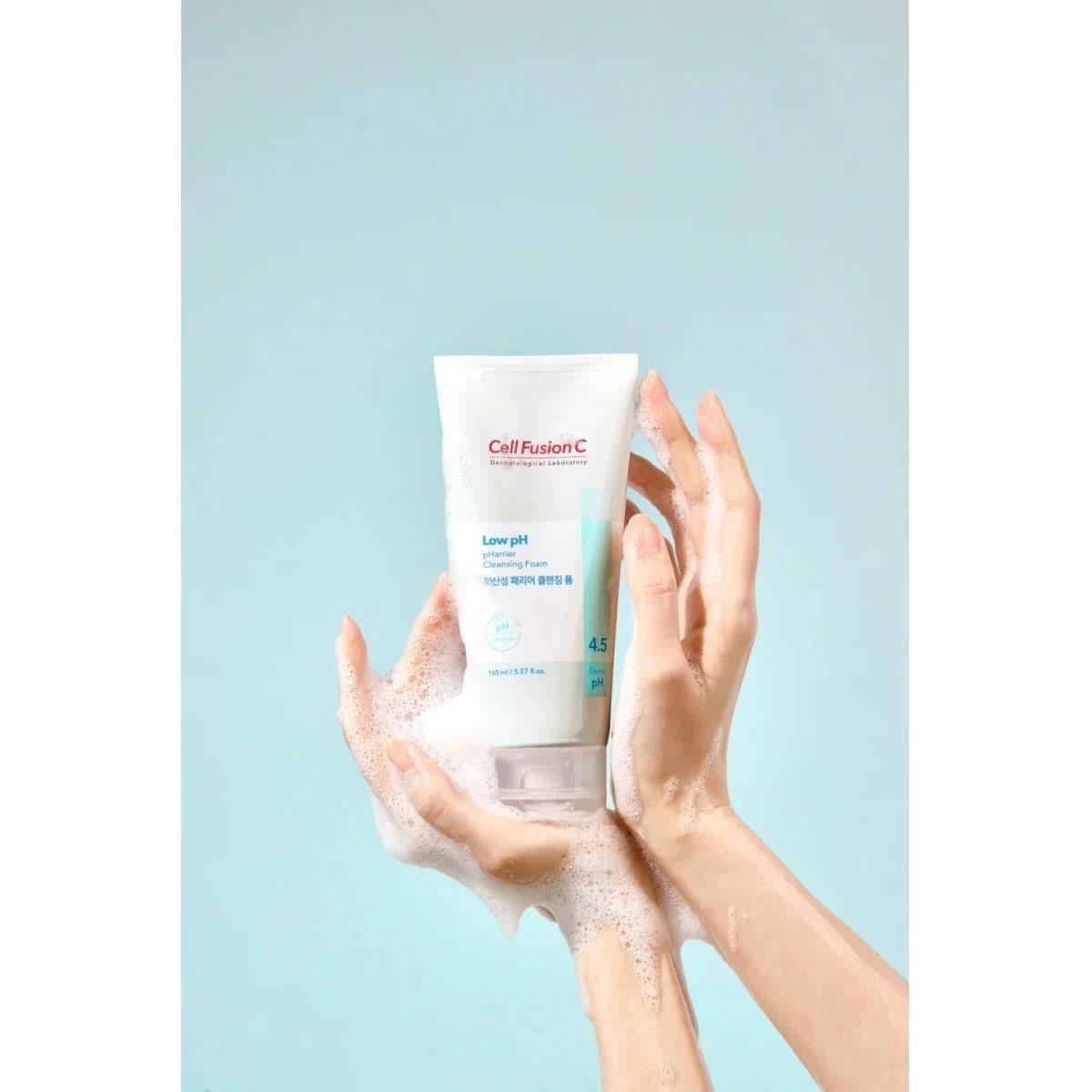 [Cell Fusion C] Low pH pHarrier Cleansing Foam 165ml - Glam Global UKCell Fusion C
