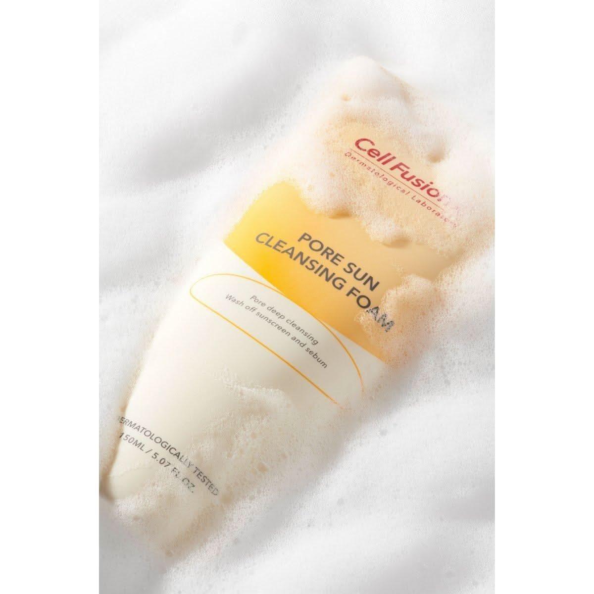 [Cell Fusion C] Pore Sun Cleansing Foam 150ml - Glam Global UKCell Fusion C