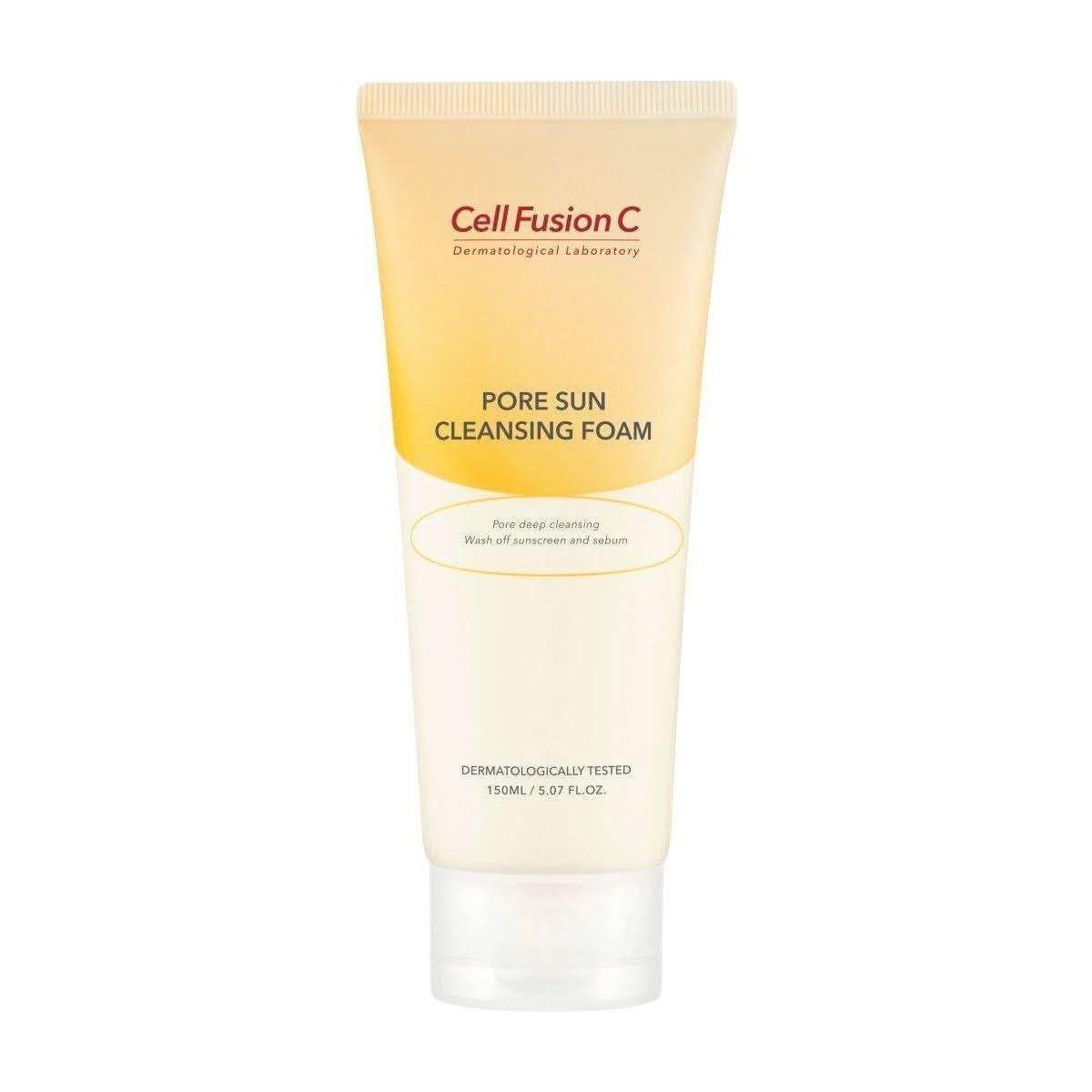 [Cell Fusion C] Pore Sun Cleansing Foam 150ml - Glam Global UKCell Fusion C