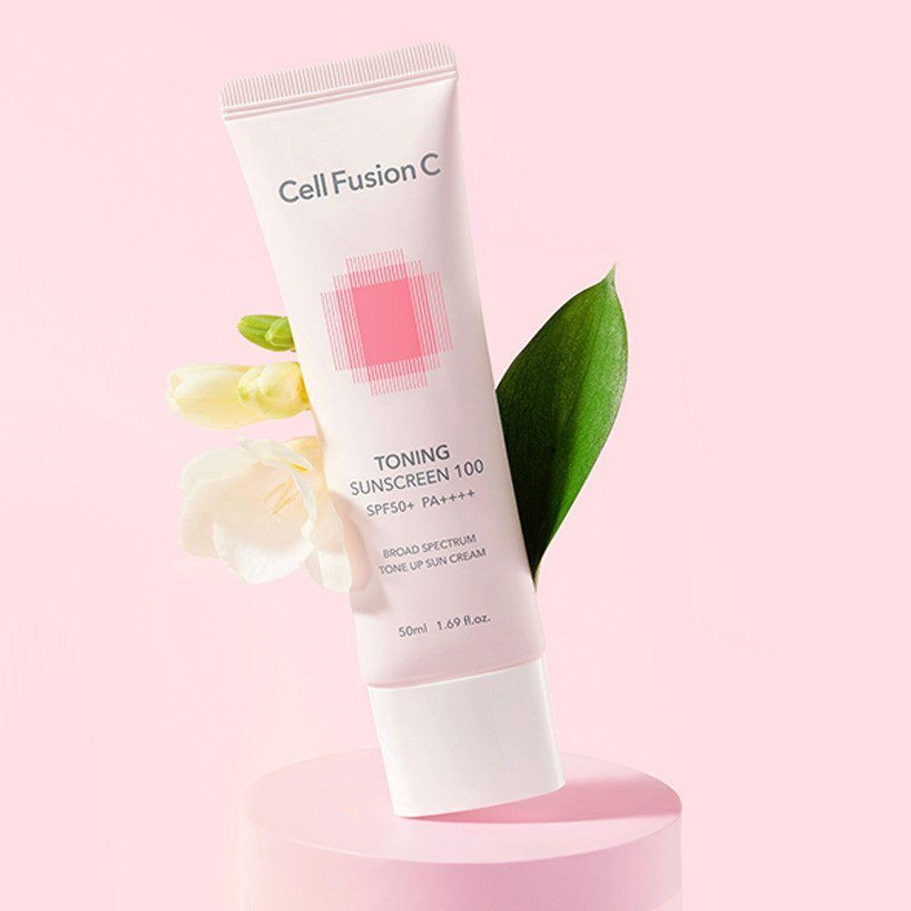 [Cell Fusion C] Toning Sunscreen SPF 50+ / PA++++ 50ml - Glam Global UKCell Fusion C