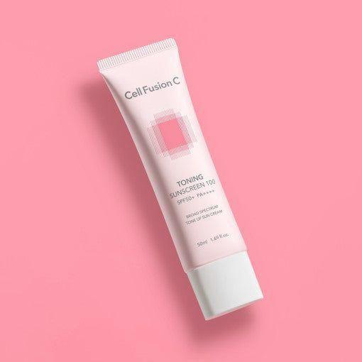 [Cell Fusion C] Toning Sunscreen SPF 50+ / PA++++ 50ml - Glam Global UKCell Fusion C