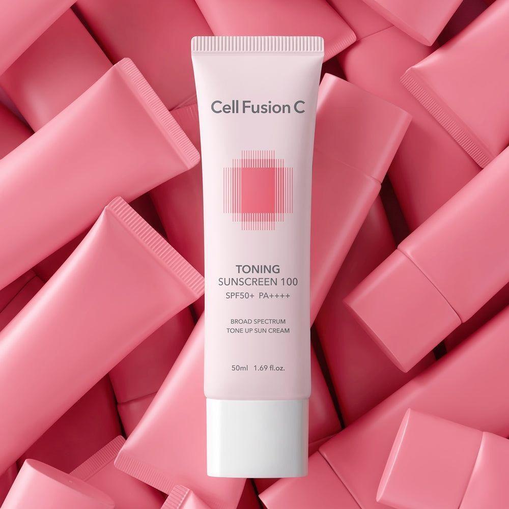 [Cell Fusion C] Toning Sunscreen SPF 50+ / PA++++ 50ml - Glam Global UKCell Fusion C