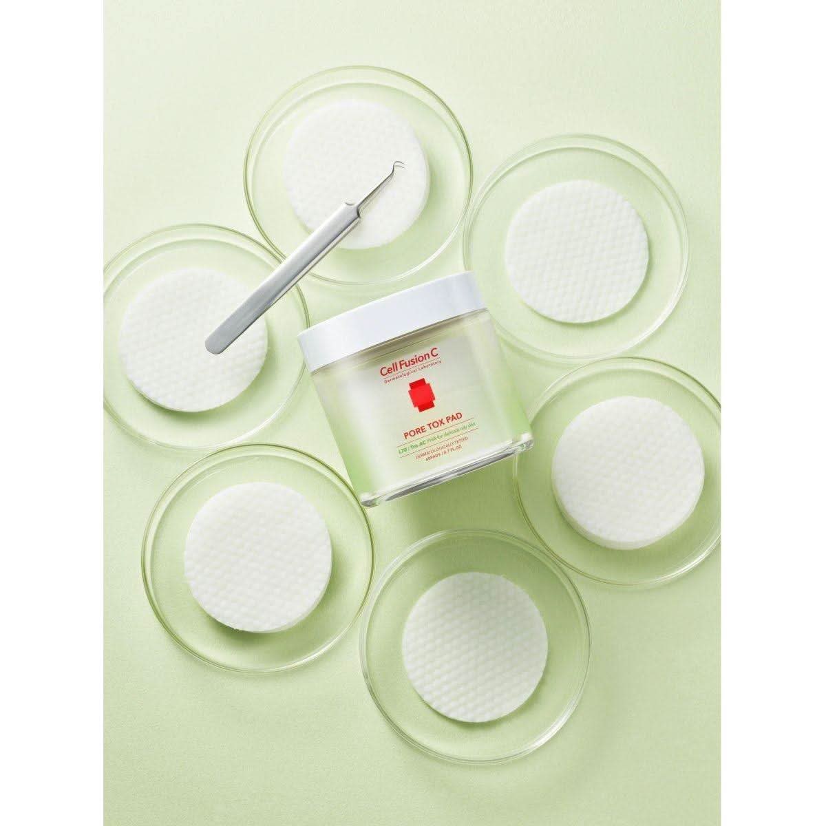 [Cell Fusion C] TRE.AC Pore Tox Pad (60 pads) - Glam Global UKCell Fusion C
