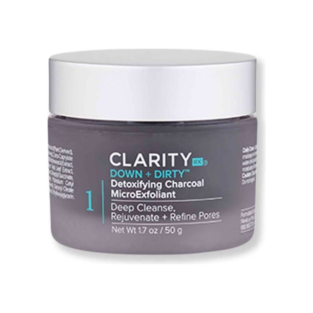 ClarityRx Down + Dirty Detoxifying Charcoal MicroExfoliant - 50ml - Glam Global UKClarityRx