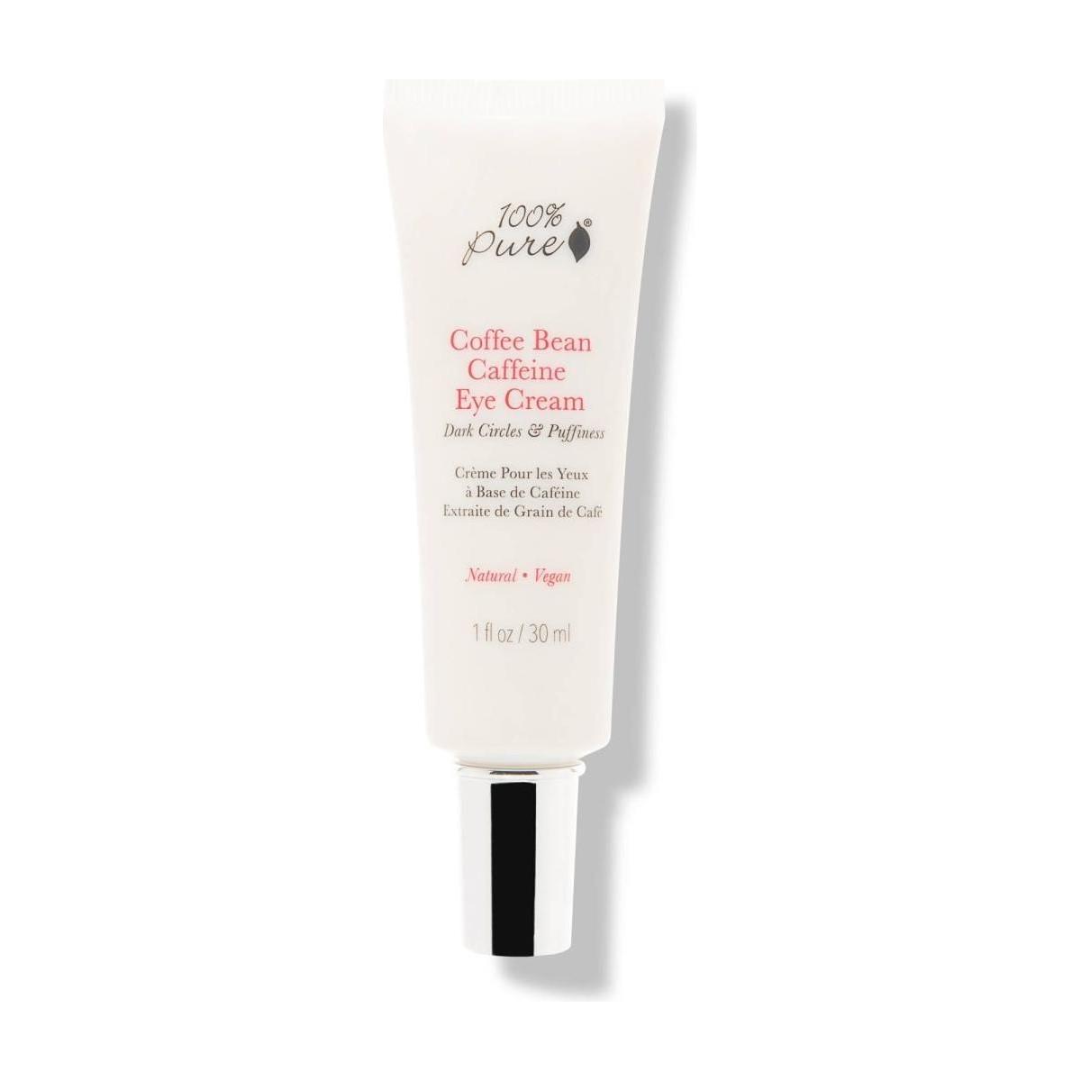 100% PURE Coffee Bean Caffeine Eye Cream - 30ml - Glam Global UK100% PURE