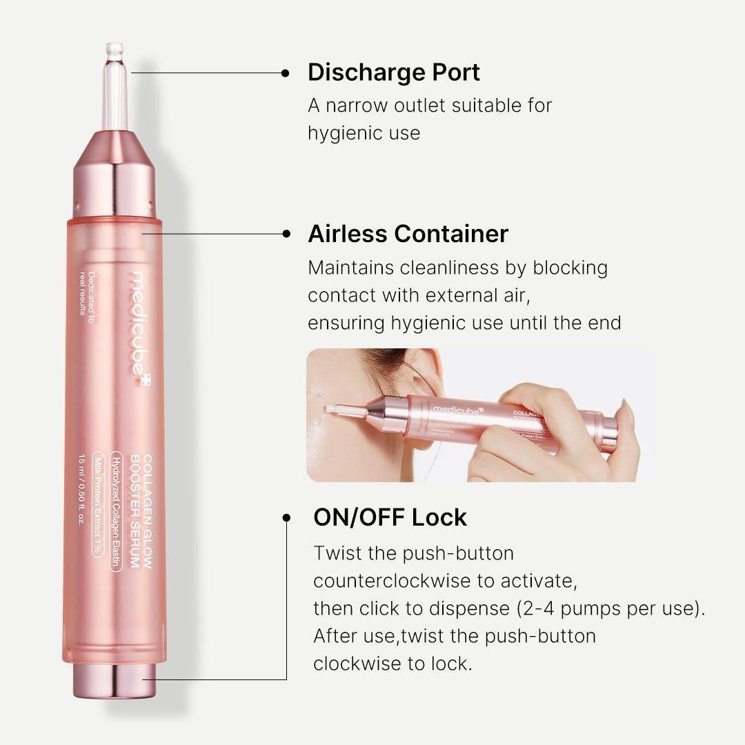 Medicube Collagen Glow Booster Milk Serum - 15ml - Glam Global UKMEDICUBE