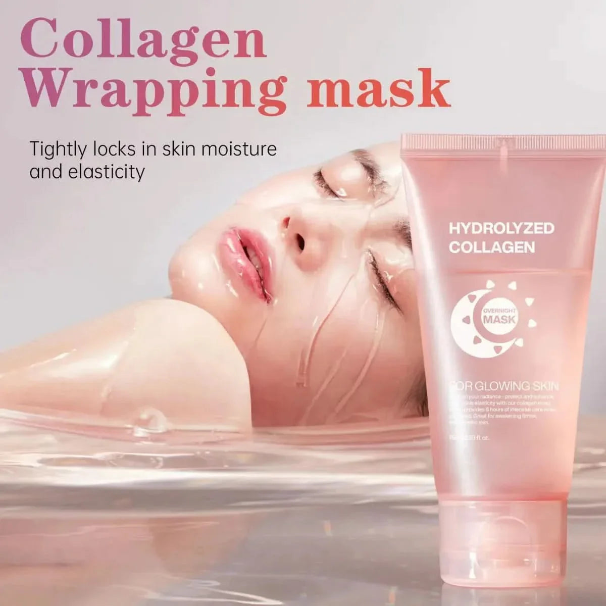 Collagen Night Wrapping Mask – Intensive Hydration Skin Elasticity - 75ml - Glam Global UKGlam Global UK