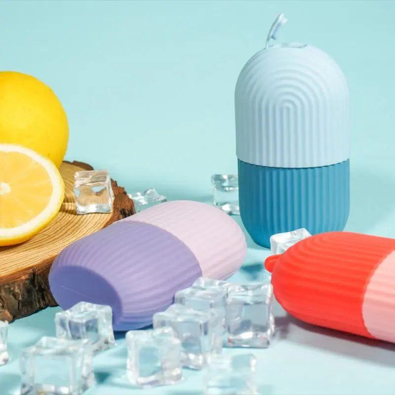 Cooling Ice Roller Massage Tool – Reduce Puffiness &amp; Tighten Skin for a Radiant Complexion - Glam Global UKGlam Global UK