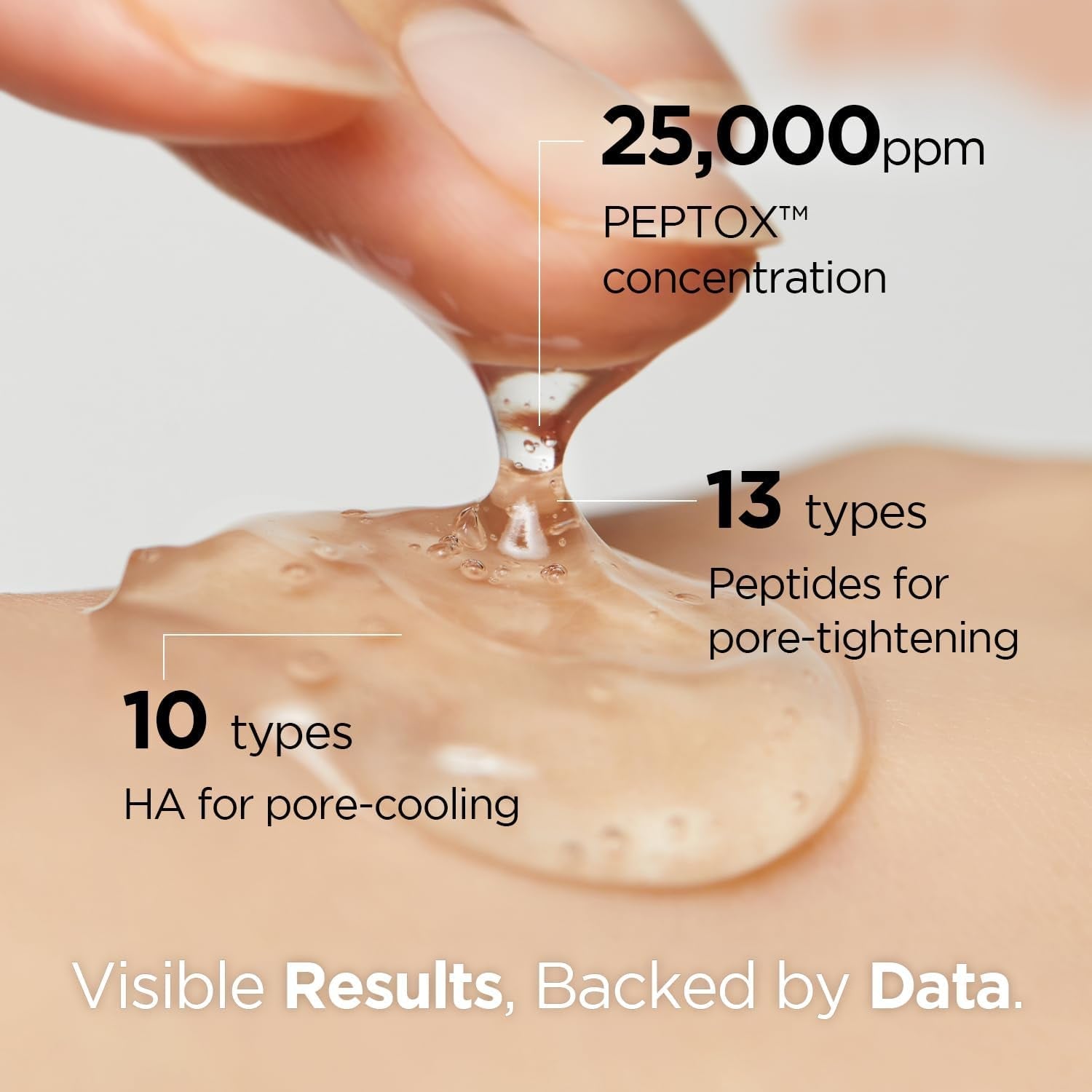 V.Peptox Jelly Tonerㅣ13 Peptides 25,000Ppm + 10 Hyaluronic Acid(Ha) + ExosomeㅣEssence Toner for Pore Tightening & CoolingㅣK-Skincare (5.07 Fl.Oz.)