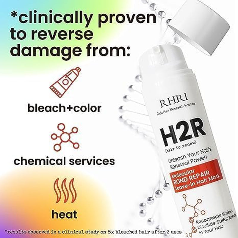 Hair Mask for Damaged Hair | Leave in Hair Mask | Molecular Bonding for Hair Growth, Thinning & Split Ends | Rapid Repair for Damage from Bleach, Chemicals & Heat | Frizz Control Hair Treatment