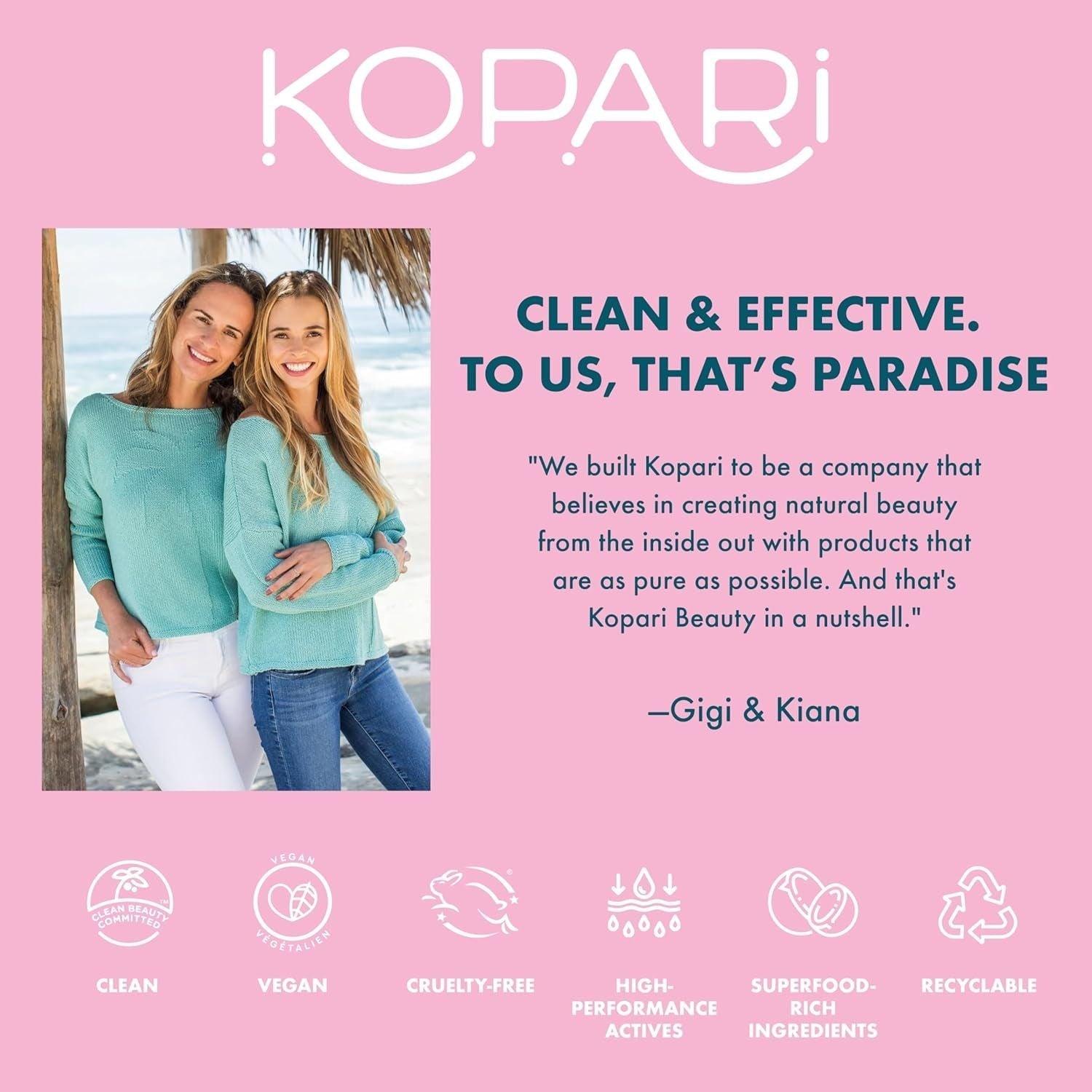 Kopari Golden SunGlaze Sheer Body Mist Sunscreen SPF 50 – 150ml | Lightweight, Hydrating Sun Protection