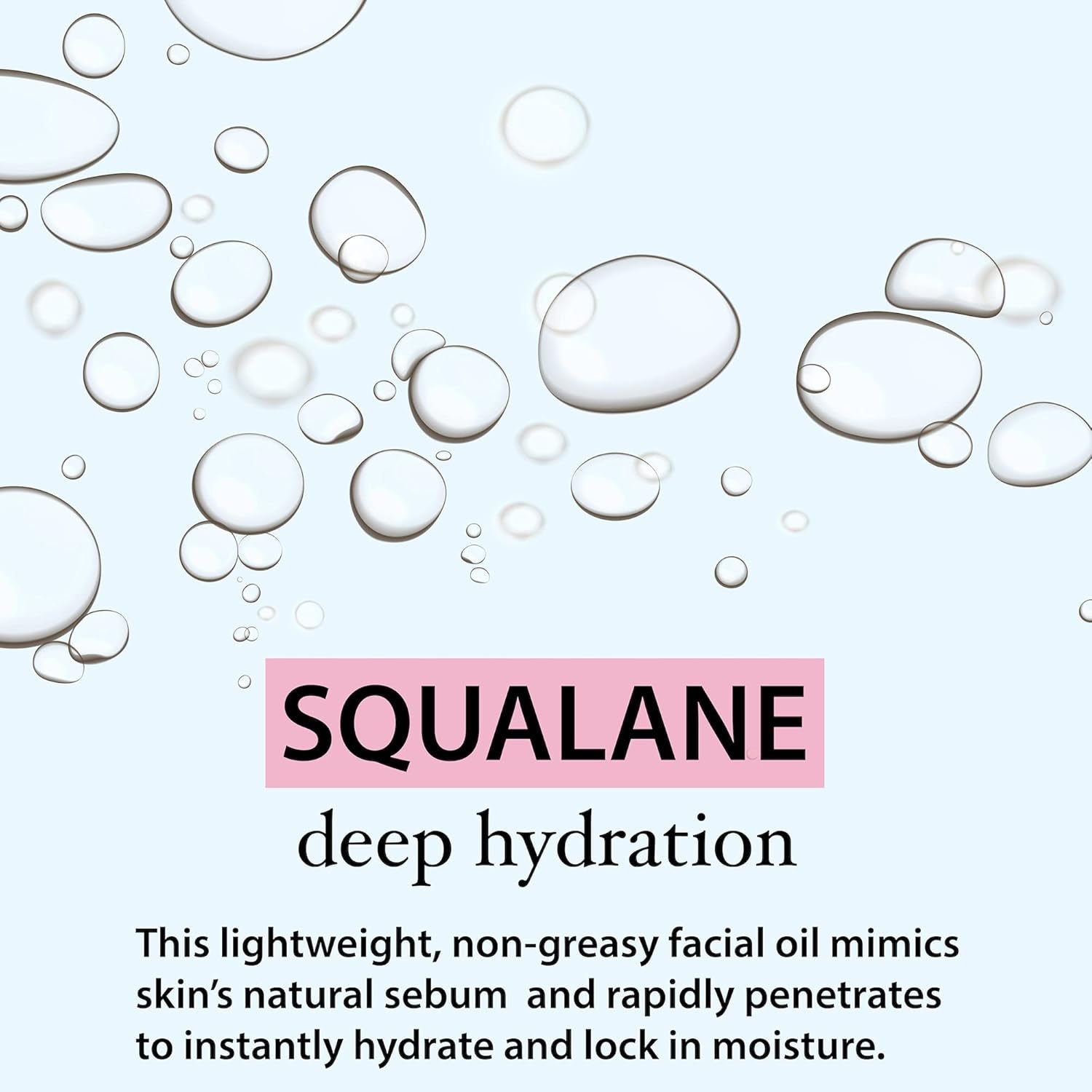 Amara Beauty Squalane Oil Moisturizer with 100% Pure Plant Derived Squalane for Face, Body, Skin and Hair - Face Oil 2 Fl. Oz.