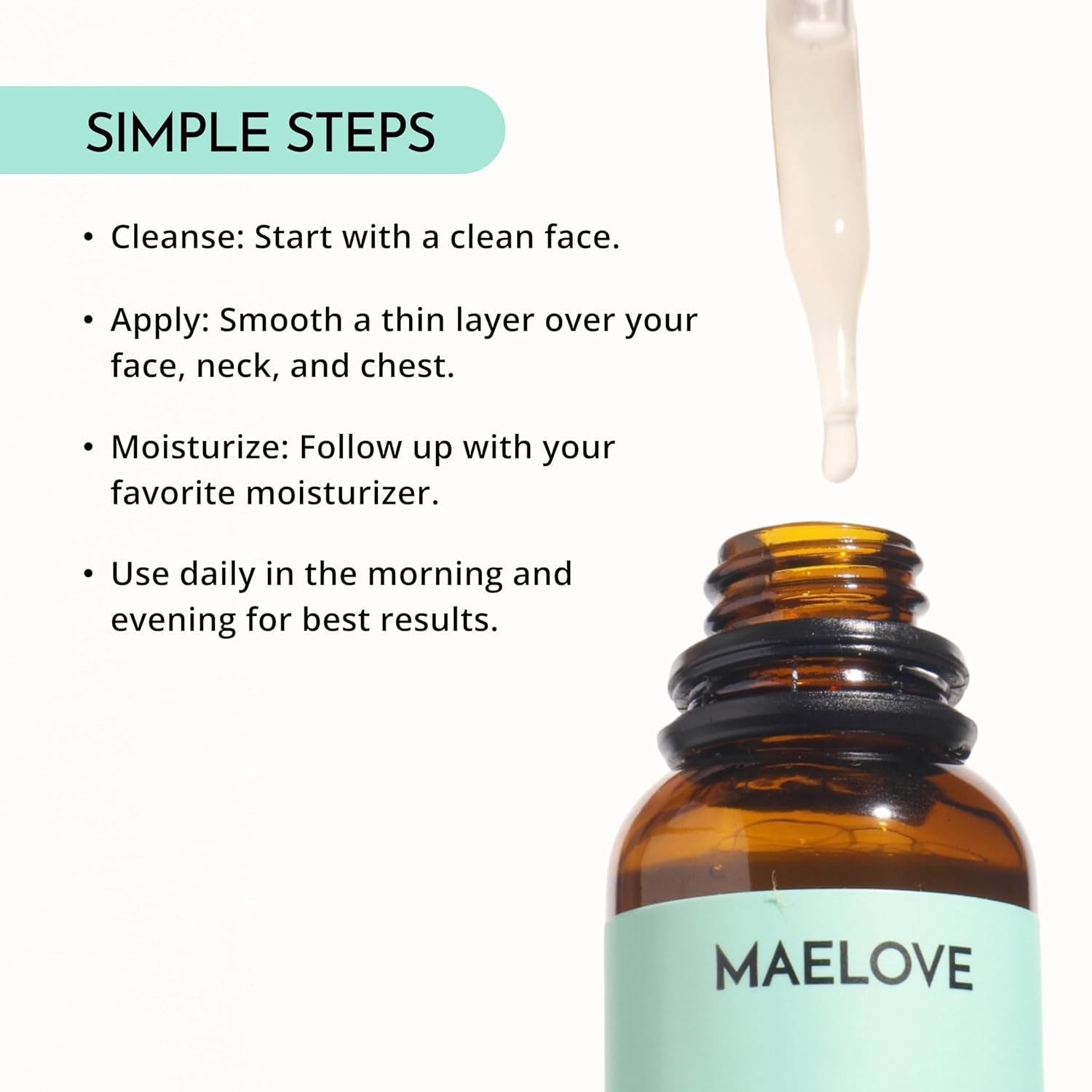 MAELOVE NIA 10 Calming Serum – 30ml | Soothes Redness & Strengthens Skin Barrier