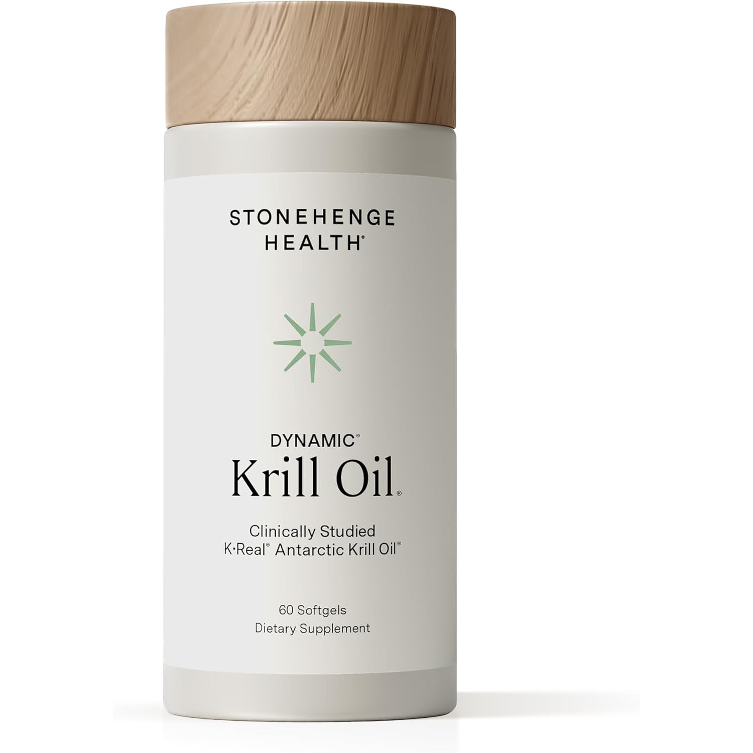 Stonehenge Health Dynamic Krill Oil 1600Mg – Triple Strength Antarctic Omega-3 Supplement with EPA, DHA, Phospholipids & 2Mg Astaxanthin – Supports Heart, Brain, Skin, Joint & Eye Health – 60 Softgels