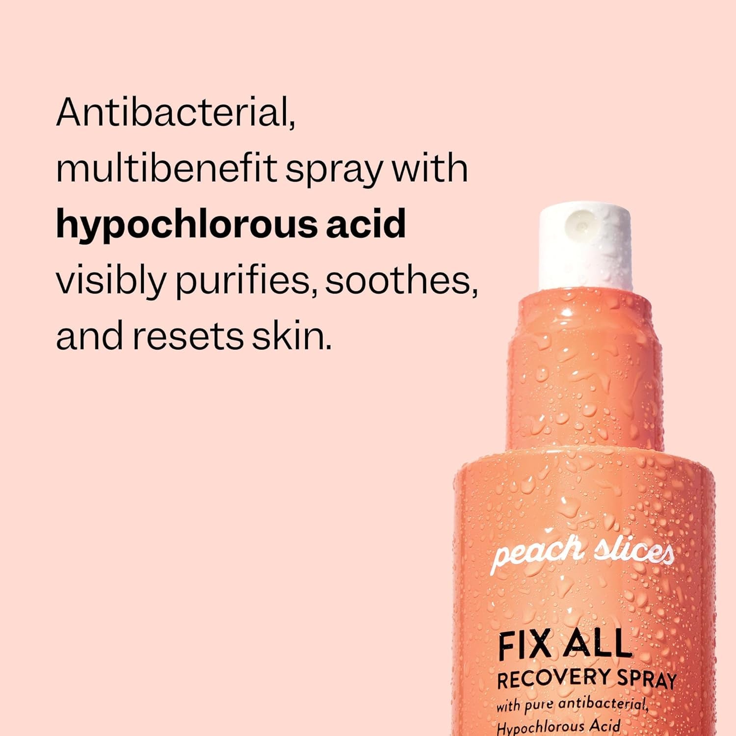 Peach Slices Fix All Recovery Spray – 118ml | Hypochlorous Acid | Purify, Soothe & Relieve Redness, Blemishes & Skin Stressors