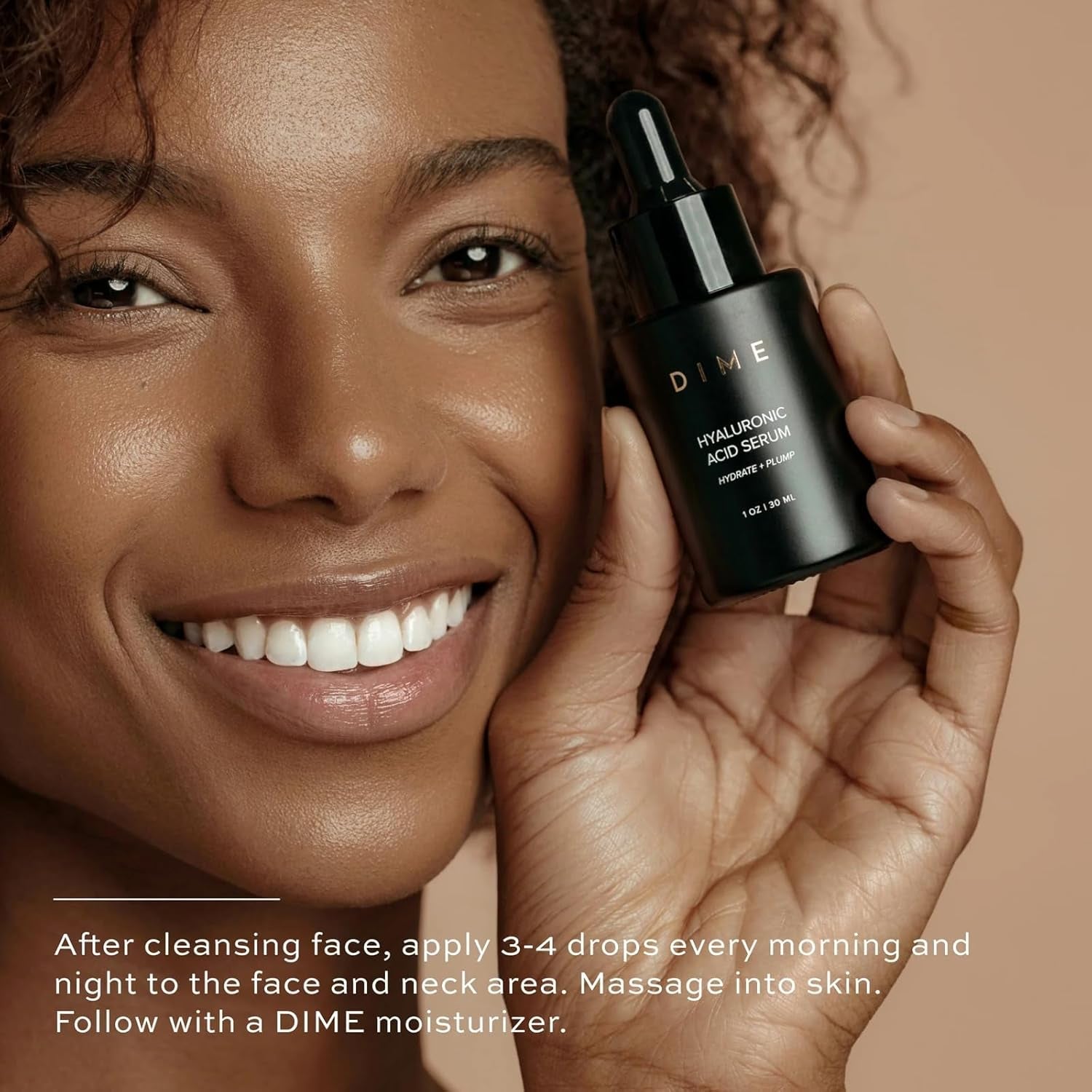 DIME Hyaluronic Acid Serum – 30ml | Deep Hydration & Skin-Plumping Glow Booster