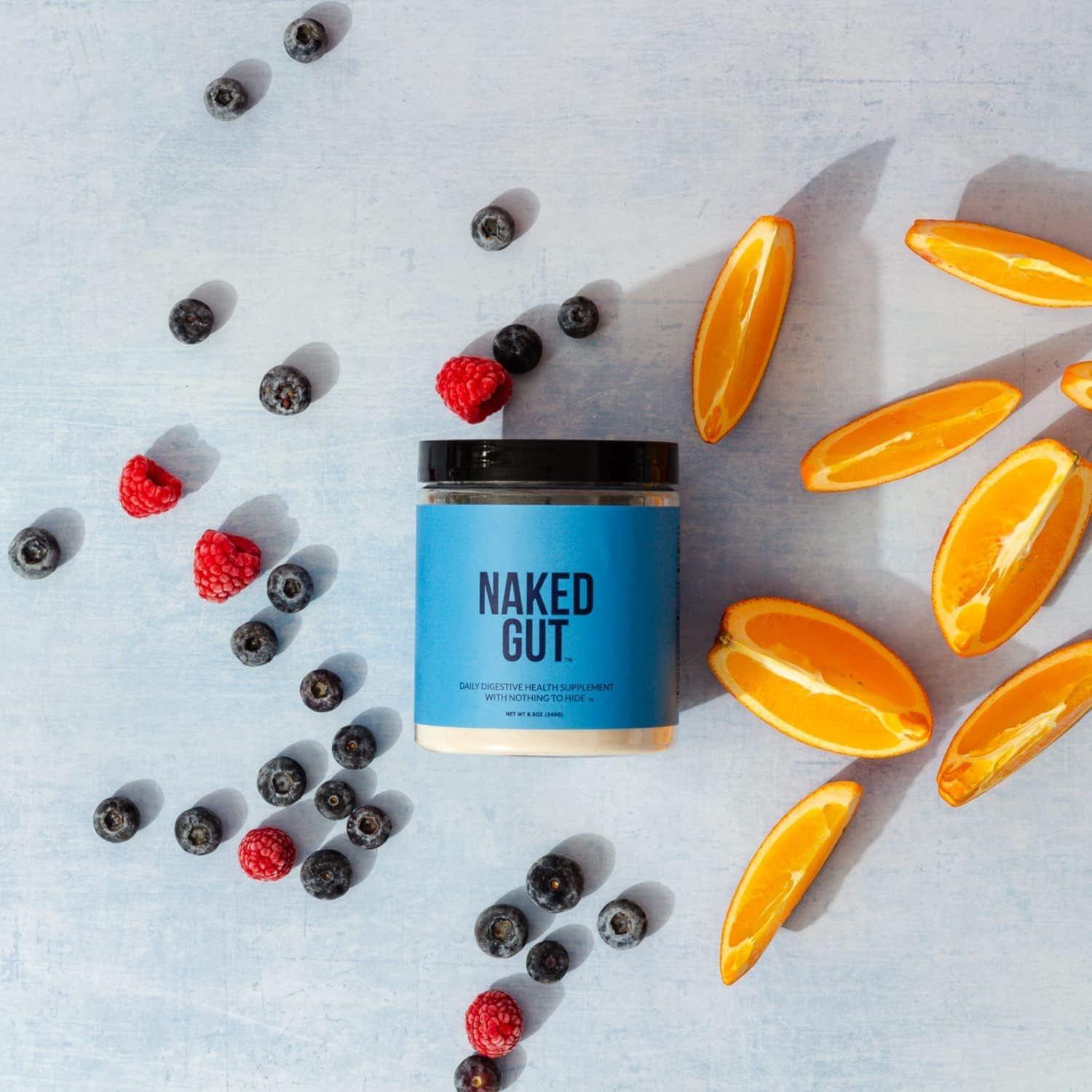 Naked Nutrition Naked Gut – 240g | Prebiotic & Probiotic Blend for Gut Health, Digestion & Immunity